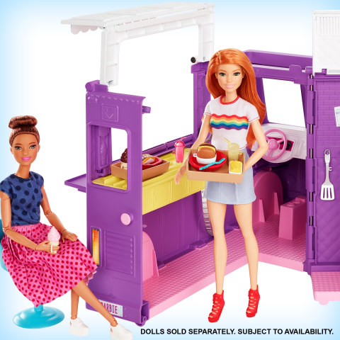 toys r us barbie food truck