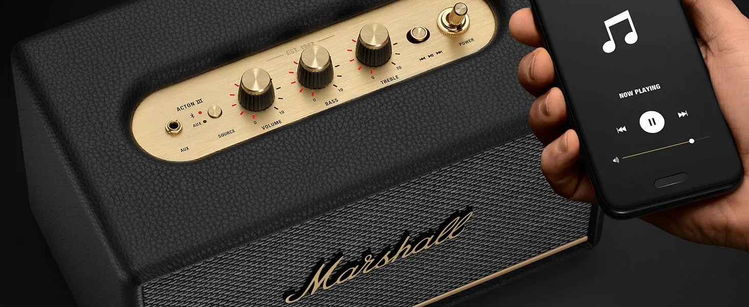 Marshall Acton III Bluetooth Home Speaker, Black - Walmart.ca