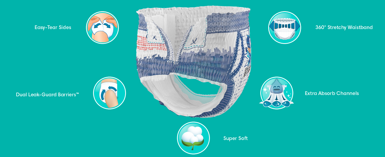 Pampers Easy Ups Boys Training 