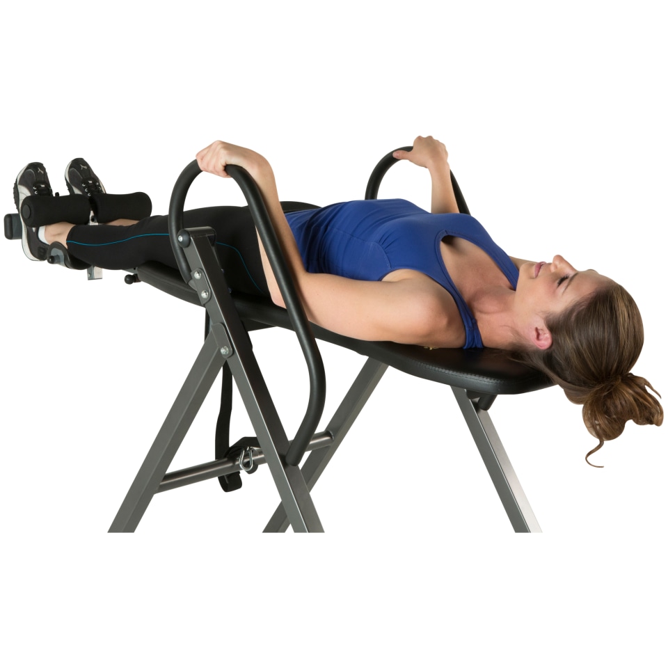 Fitness Reality 690XL Additional Weight Capacity Inversion Table with Lumbar Pillow for Lower Back Support Walmart