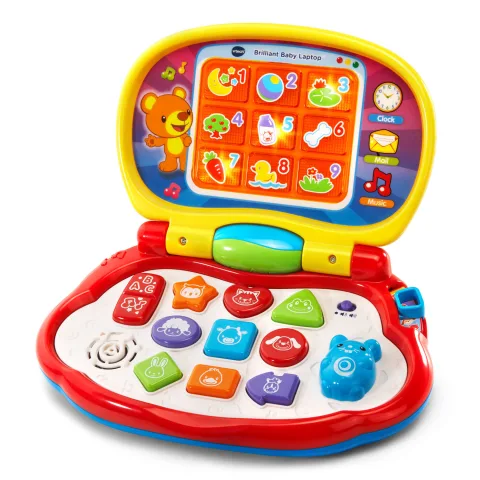 VTech Brilliant Baby Laptop Toy English Version 6 months to 3 years Walmart