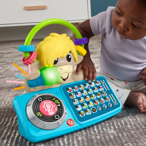 Fisher-Price Link Squad A to Z Yak Baby Learning Toy with Music