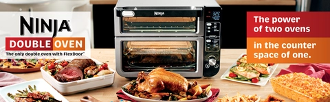 Ninja DCT401 12-in-1 Double Oven with FlexDoor, FlavorSeal &amp