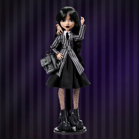 Monster High Wednesday Collectible Doll, Wednesday Addams in