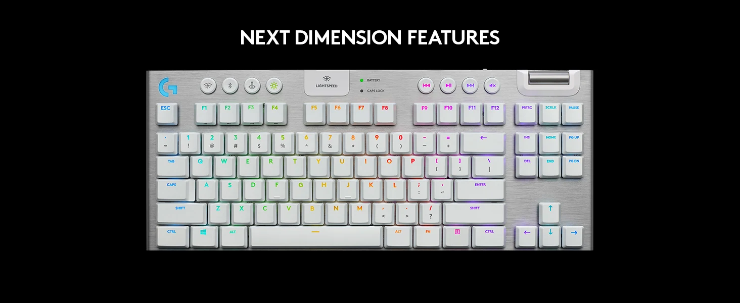 Logitech Gaming G915 TKL - Keyboard - backlit - wireless - USB