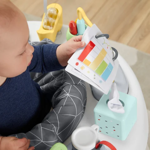 Centre D'activités Fisher-Price 2-en-1 Comme Un Chef - Table évolutive Avec Musique Et Lumières - Pour Bébés Et Jeunes Enfants