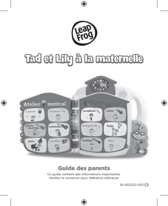 Leapfrog Tad S Get Ready For School Book French Version Walmart Canada