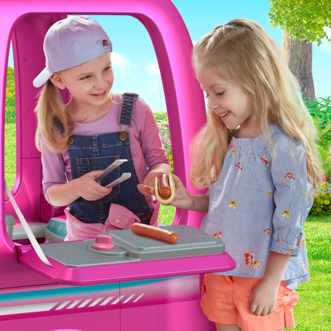 Barbie bus power wheels deals