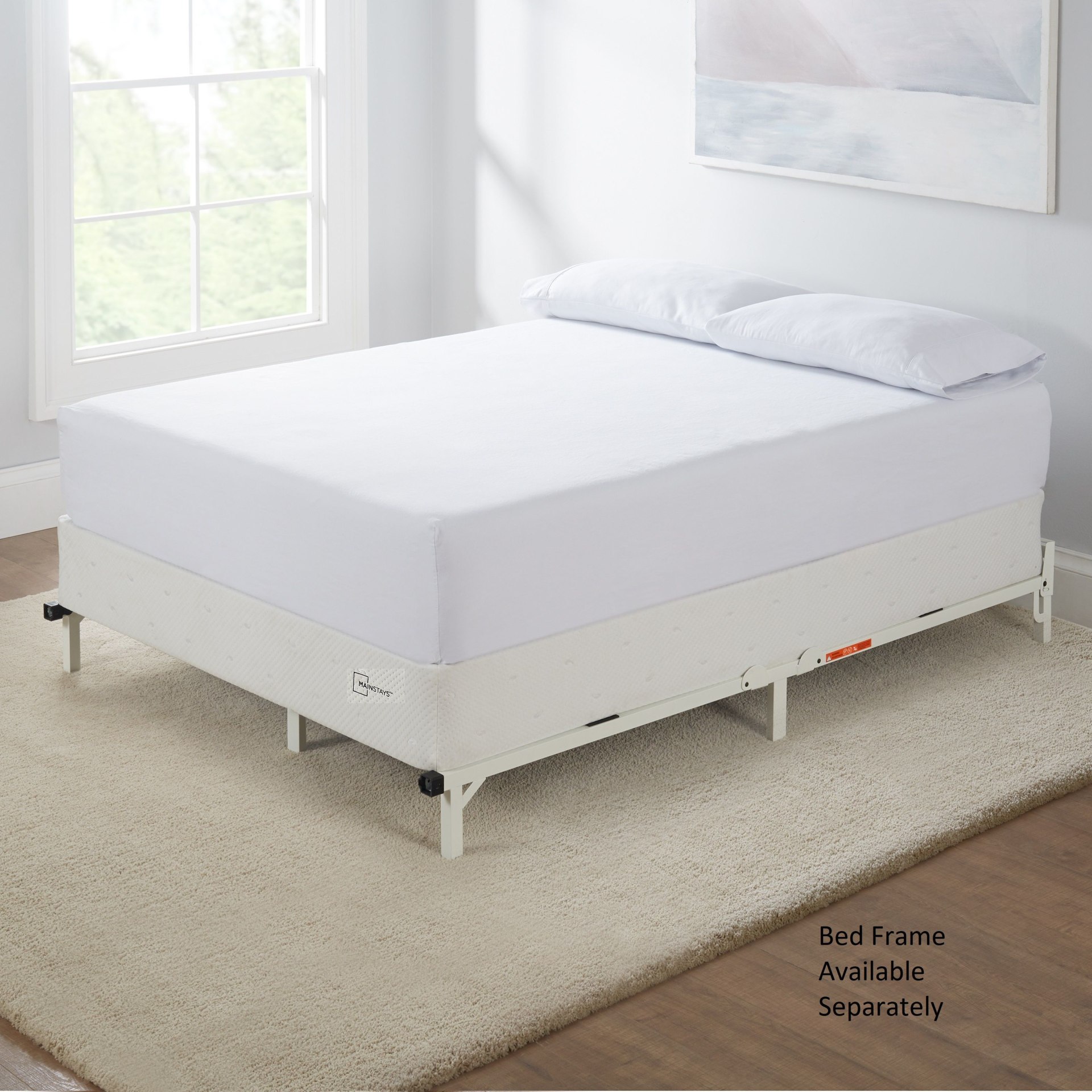 Mainstays 5 Easy Assembly Smart Box, Bed Frame And Box Spring Combinations