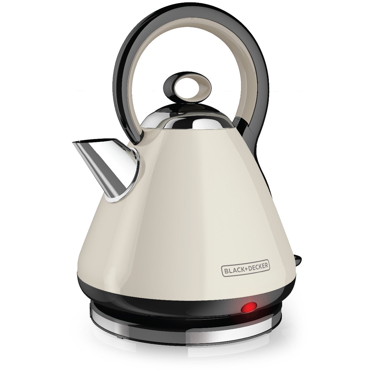  BLACK+DECKER KE3100C 1.7L Rapid Boil Stainless Steel Electric  Cordless Kettle: Home & Kitchen