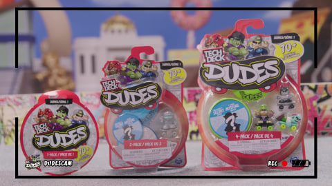 Tech Deck Dudes – 1-Pack Collectible Skateboarding Figure with 