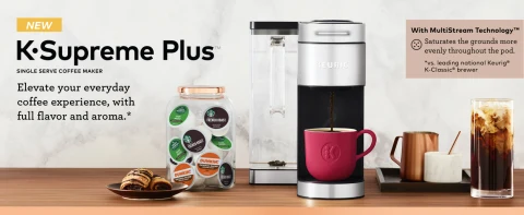 Keurig K Supreme Plus Single Serve K Cup Pod Coffee Maker Multistream Walmart