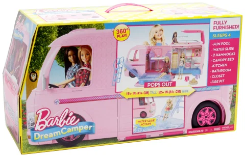 Barbie DreamCamper pink Walmart