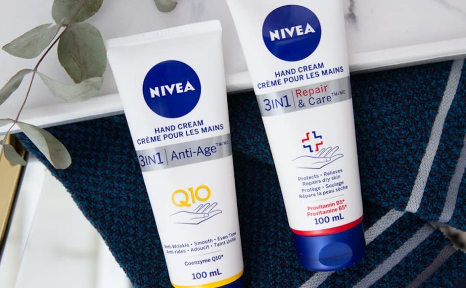nivea 3 in 1 repair care hand cream