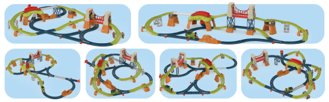 Pack Complet - Airtoobz - 20 Pièces - Turbine à Air - À Partir De 3 Ans Mixte Airtoobz