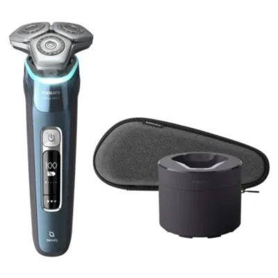 Philips Series 9000, Wet & Dry Electric Shaver, Ice Blue, S9982