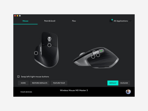 Logitech MX Master 3 Advanced Wireless Mouse for Mac - Mouse