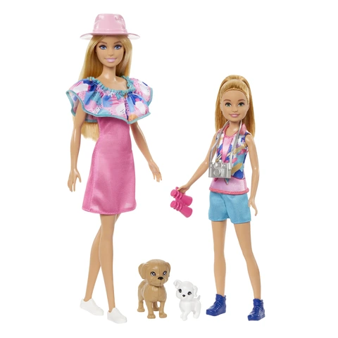 Barbie Stacie Sister Doll Set with 2 Pet Dogs Accessories Walmart