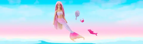 Dans L'eau Poupée Barbie Sirène Rainbow Magic ​Barbie Dreamtopia