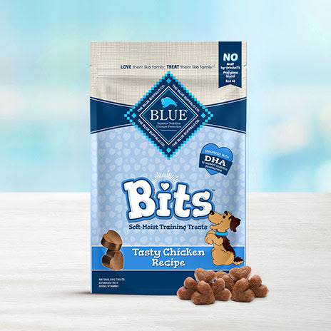 BLUE Bits Tasty Chicken Soft Moist Dog Treat 113g Walmart