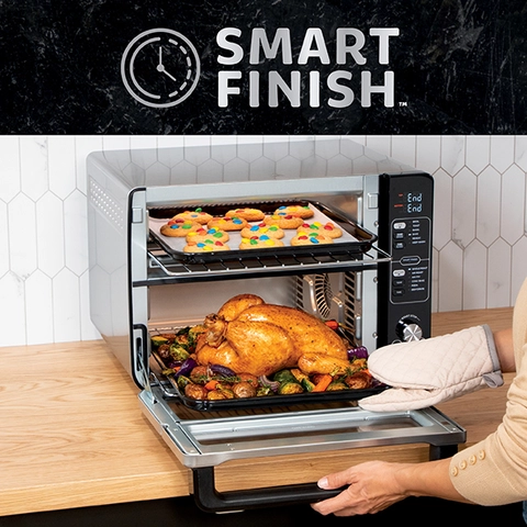 Ninja DCT401 12-in-1 Double Oven with FlexDoor, FlavorSeal &amp