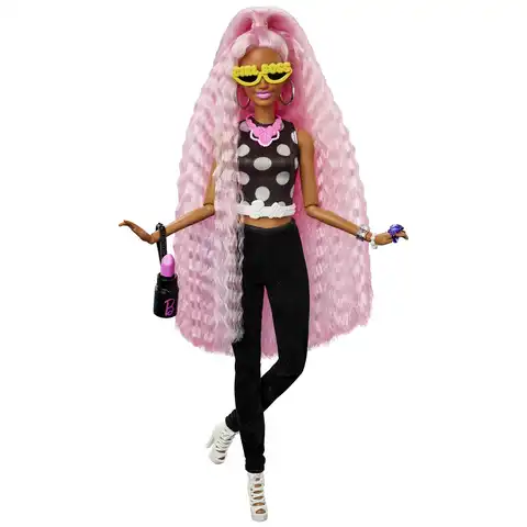 Barbie Extra Deluxe Doll & Accessories Set with Pet, Mix & Match