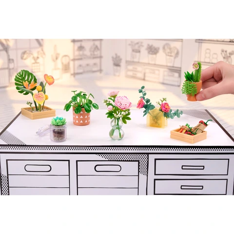 ミニバース ボタニカル マルチパック MGA's 花と植物 海外限定 fSZZ 811LrI9KkpL._UF1000,1000_QL80_.jpg