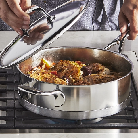 DEMEYERE Atlantis 7 5.2 L 18/10 Stainless Steel Stew Pot With Lid