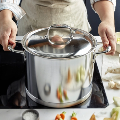 DEMEYERE Atlantis 7 5.2 L 18/10 Stainless Steel Stew Pot With Lid