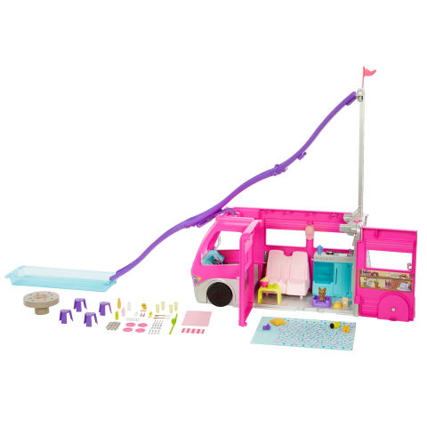 Barbie Dream Camper Vehicle Playset Ages 3 Walmart