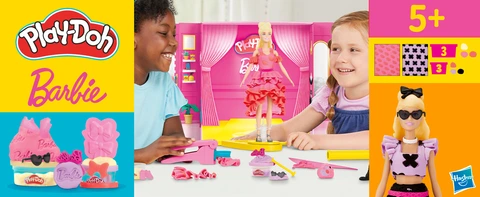 Play-Doh Barbie Designer Fashion Show Playset, Ages years and up